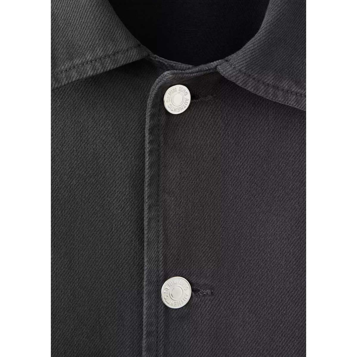 Surchemise en coton à poches plaquées gris anthracite, MANGO TEEN