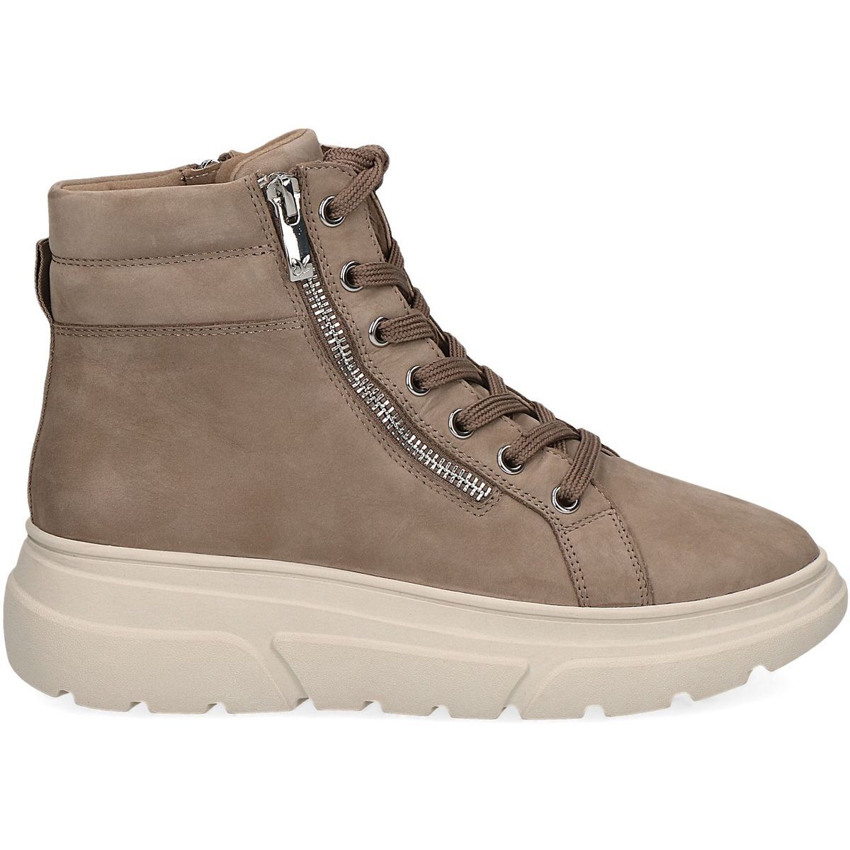 Bottine en cuir marron poivre, CAPRICE