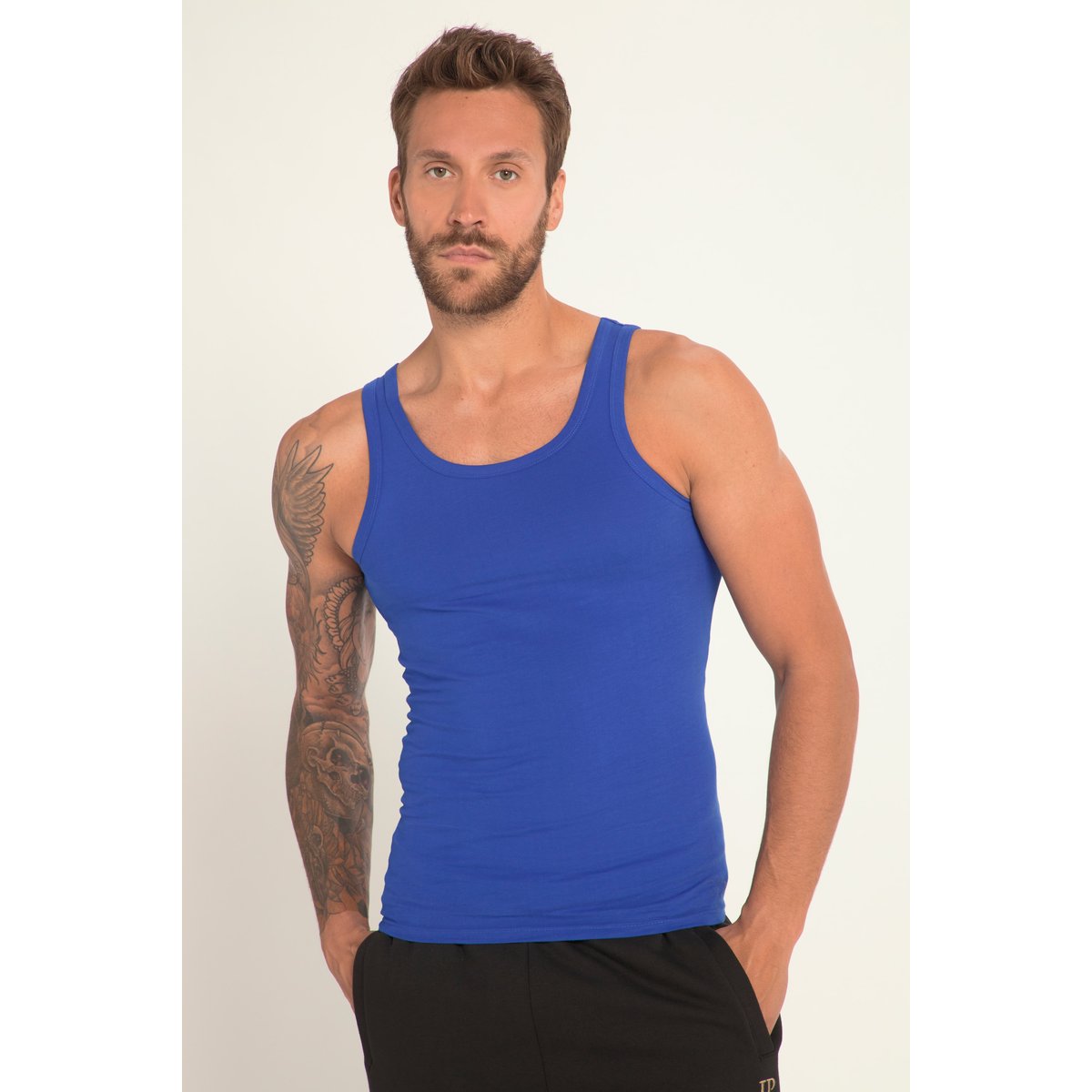 Maillot de corps / débardeur bleu cobalt, JP1880