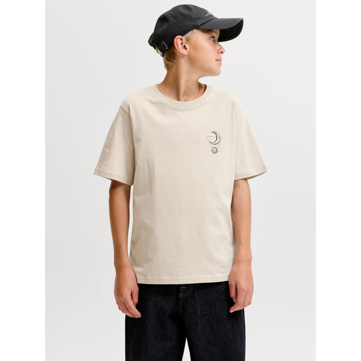 T-Shirt moonbeam, JACK & JONES JUNIOR