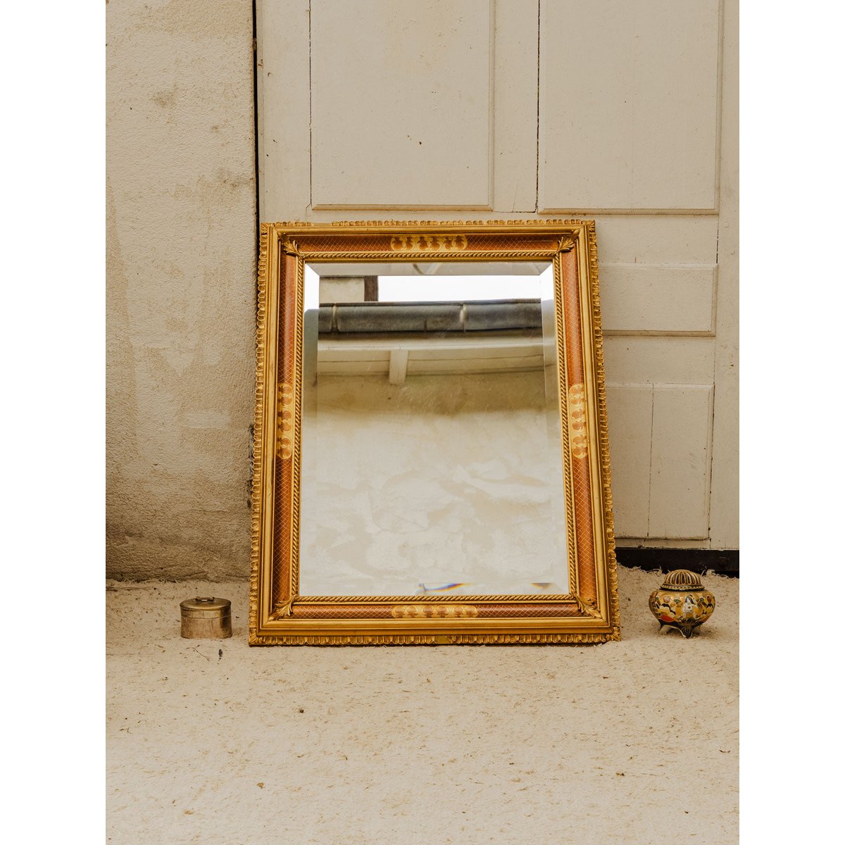 Miroir en bois doré Georges N°1501 - Bon état doré, DEBONGOUT