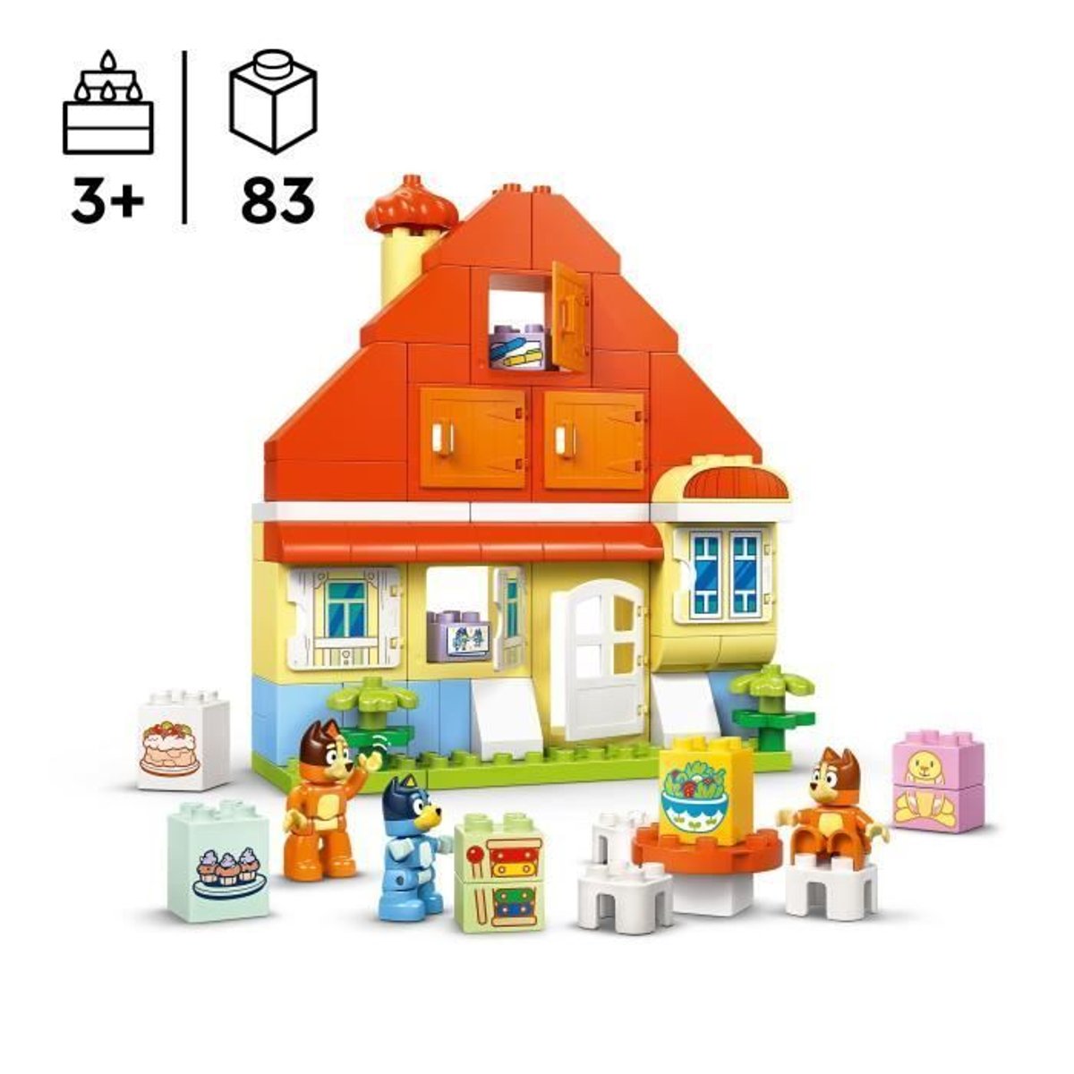 LEGO Bluey - Maison de Famille et Jeu de Mémoire - 10459 pour Enfants couleur unique, LEGO