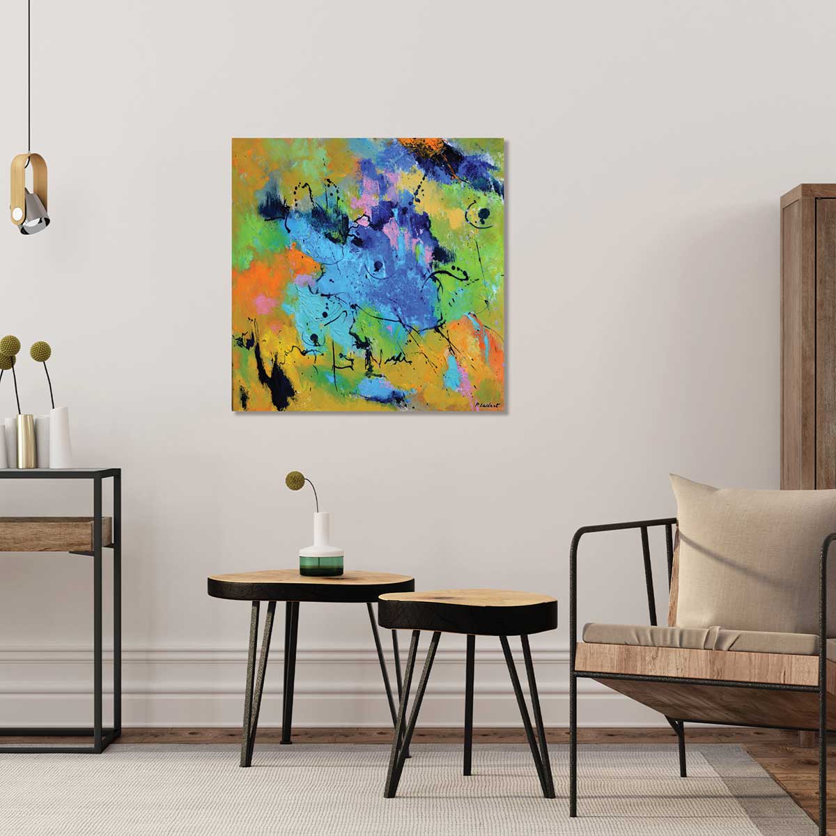 Tableau reproduction originale secret azur tableau alu dibond, HEXOA