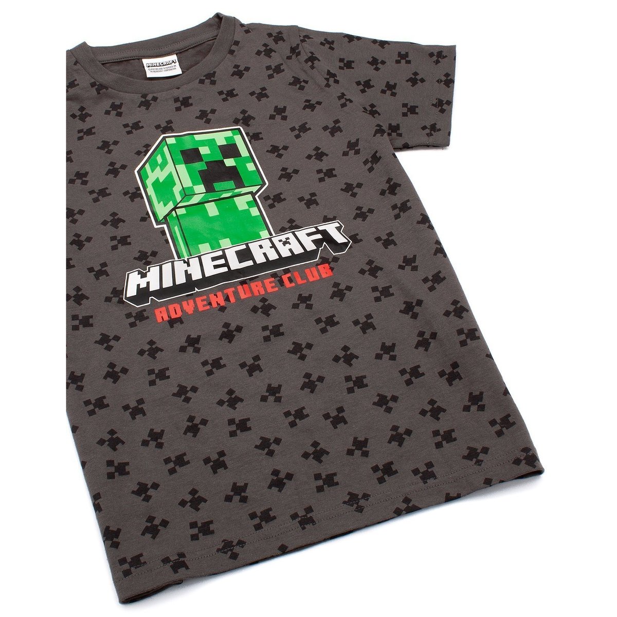 T-shirt gris, MINECRAFT