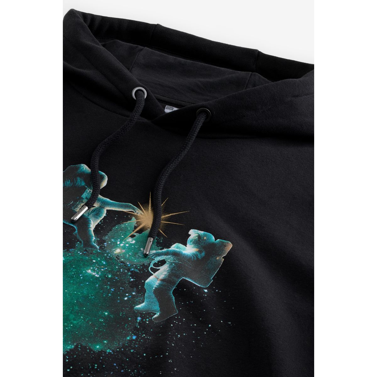 Sweat de noël matelassé à enfiler noir nasa, NEXT