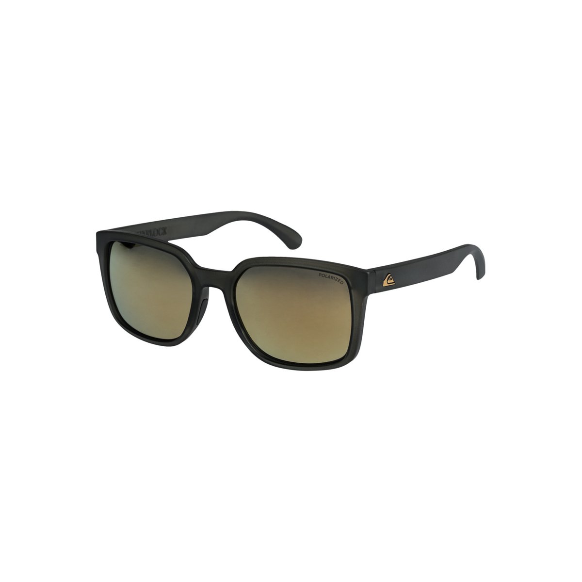 Lunettes de soleil polarisées WARLOCK P noir smoke/gold, QUIKSILVER