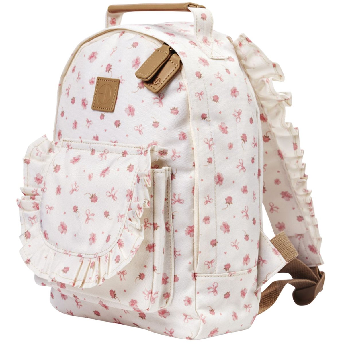 Sac à dos Mini blanc, rose, marron, ELODIE DETAILS