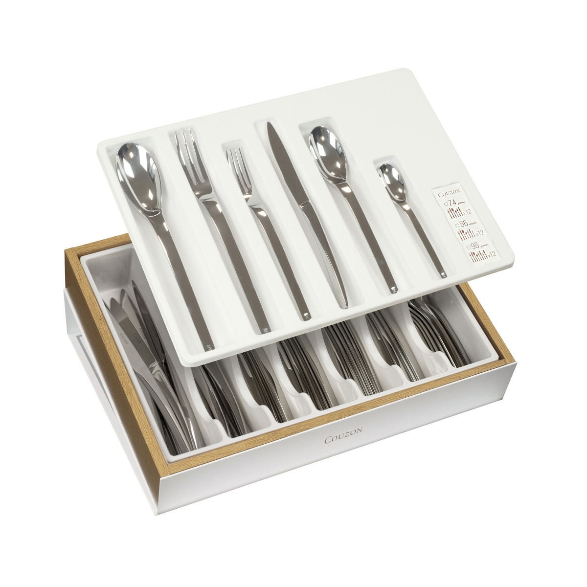 Ménagère 50 pièces - J'AI GOÛTÉ inox, COUZON