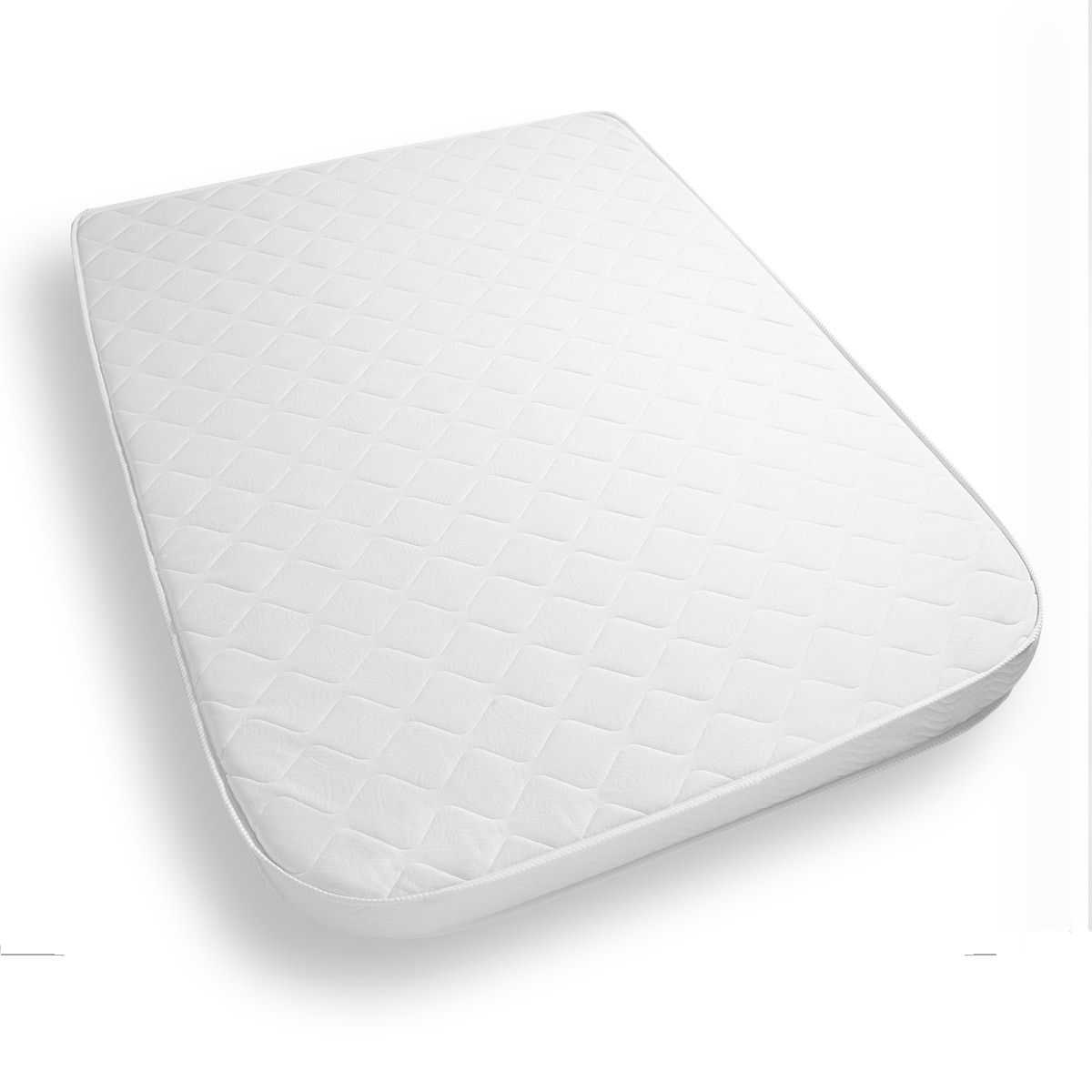 Matelas demi corbeille mousse et polyester 20cm blanc, LES MATELAS DE MORPHEE