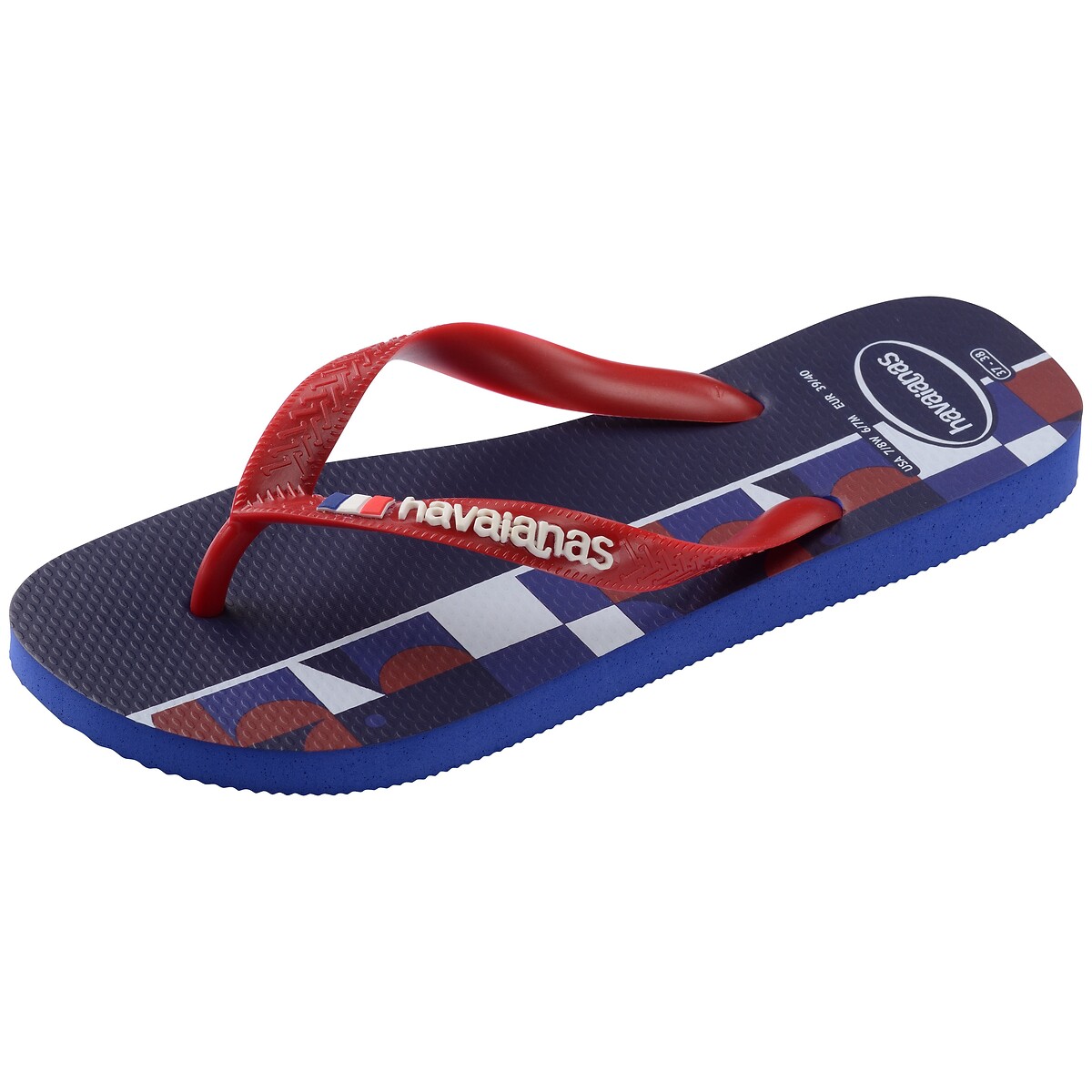 Chanclas de la Copa del Mundo de Hav. Nations France azul/blanco/rojo, HAVAIANAS
