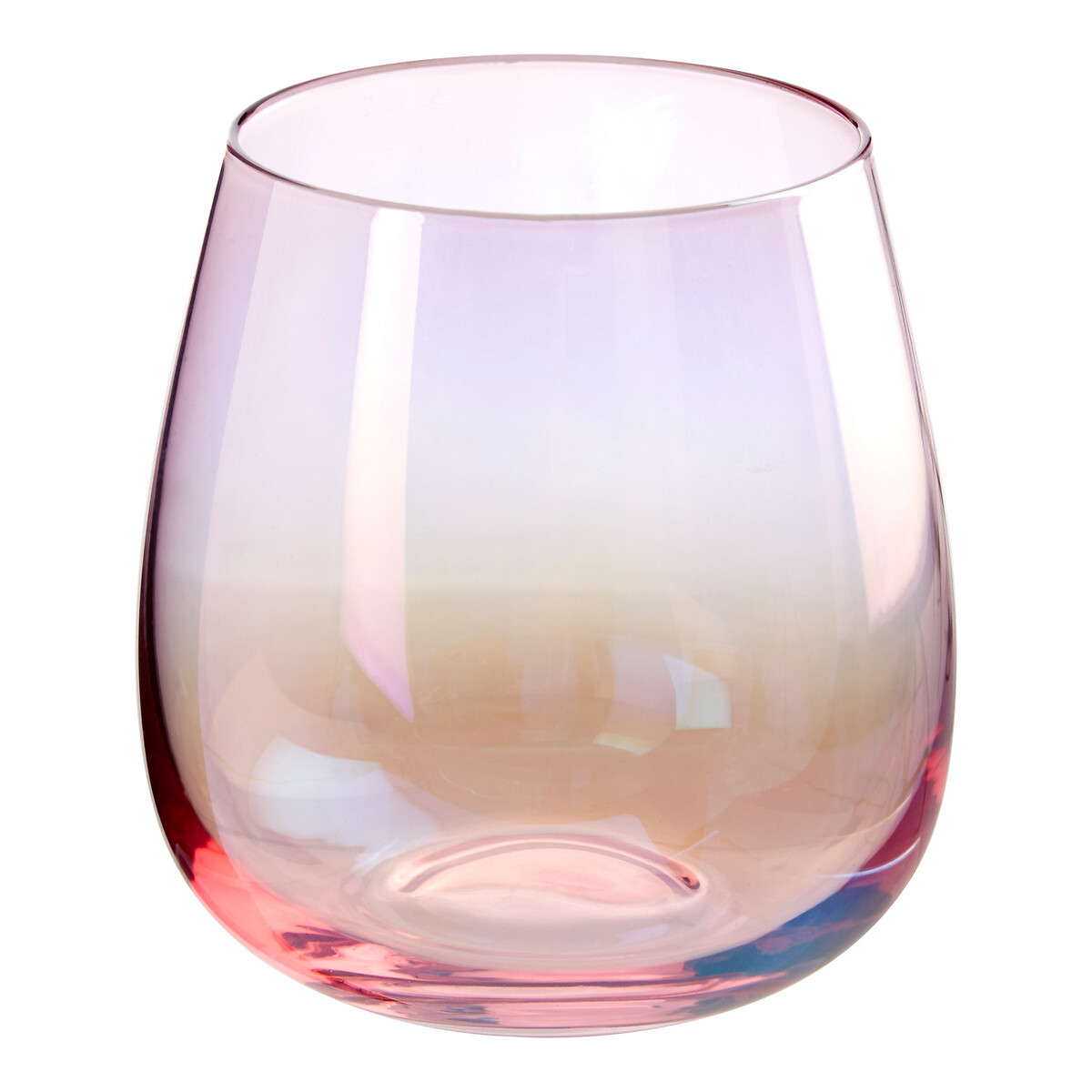 Set of 4 Pink Frosted Tumbler Glasses pink, SO'HOME