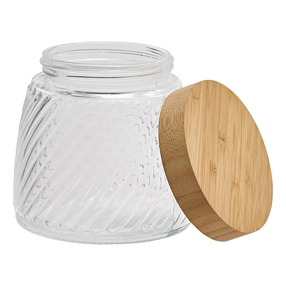 Bocal rond STRIVA transparent, 5FIVE SIMPLY SMART
