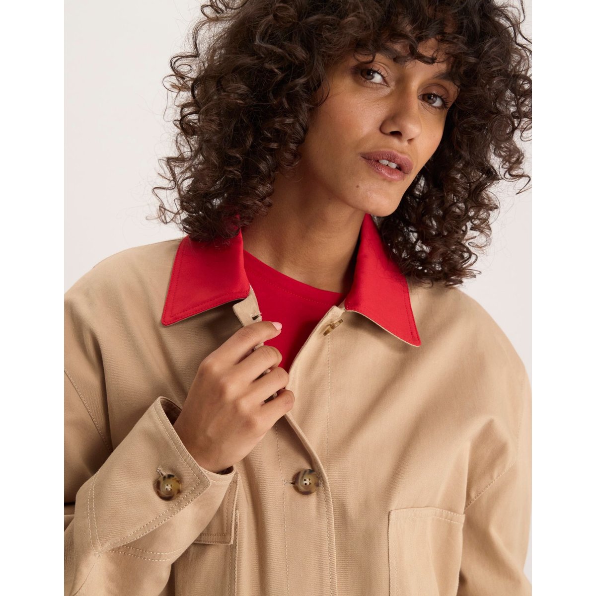 Veste Melchior beige beige, INES DE LA FRESSANGE PARIS