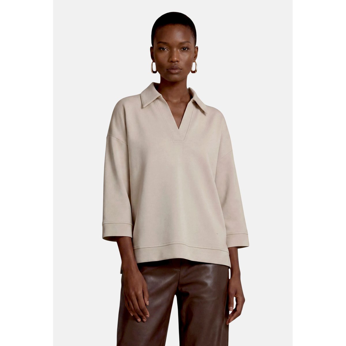 Sweat-shirt unicolore french oak, ZERO