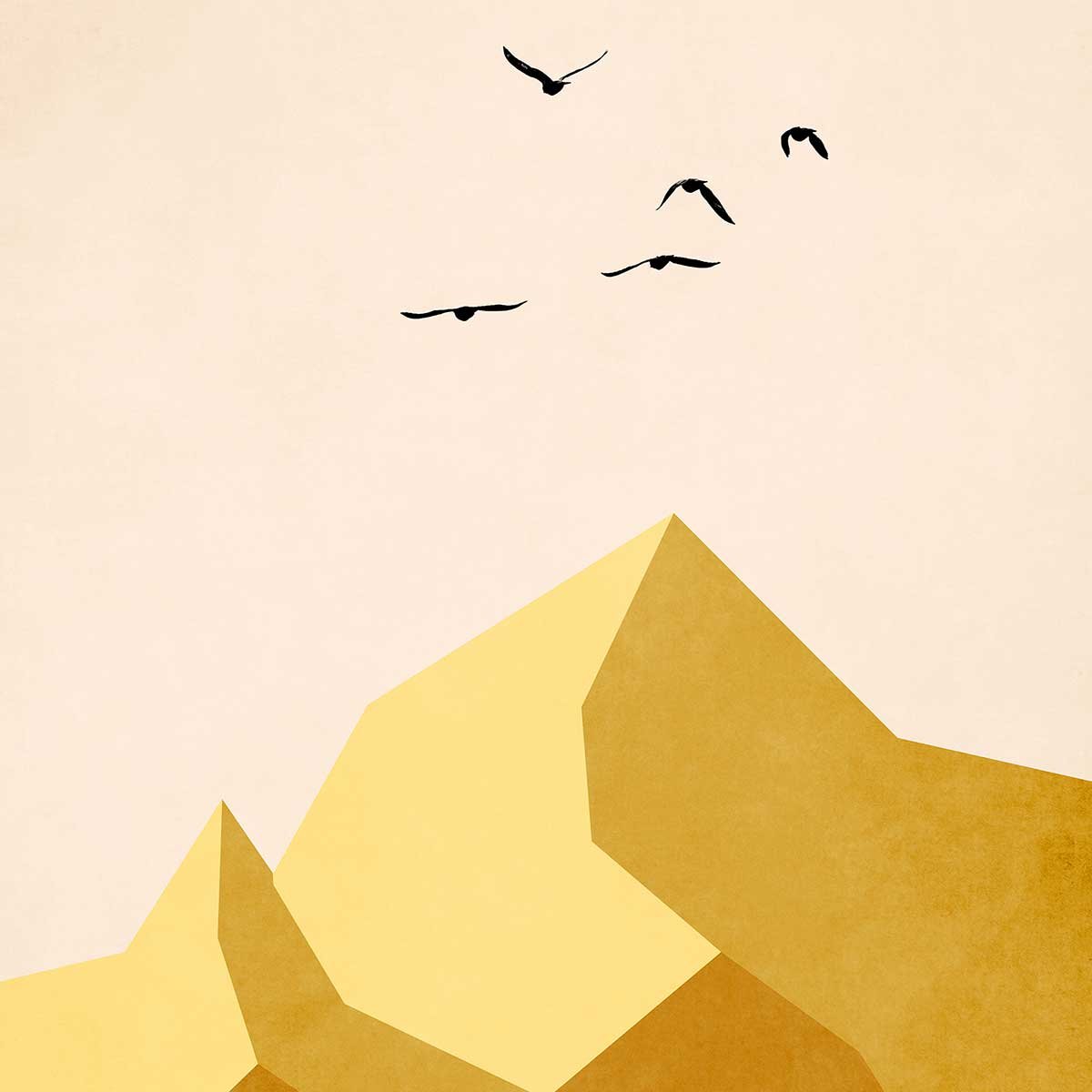 Tableau graphique Zugspitze Montagne tableau alu dibond, HEXOA