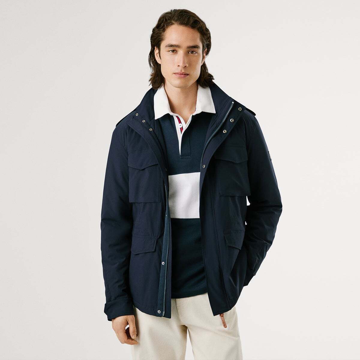 Veste Saharienne Élastique bleu dulwich, PEPE JEANS