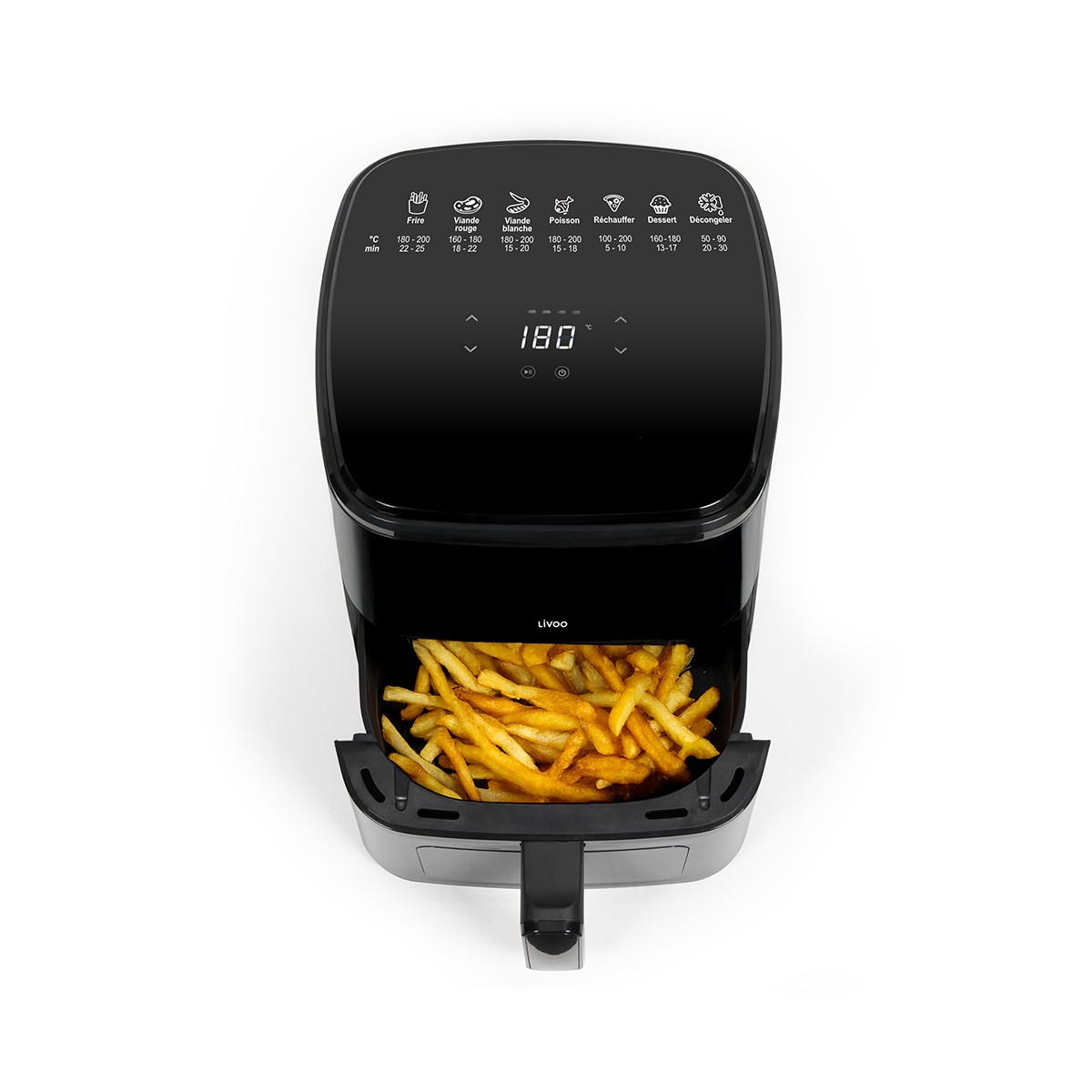 Friteuse sans huile 5 L noir, LIVOO