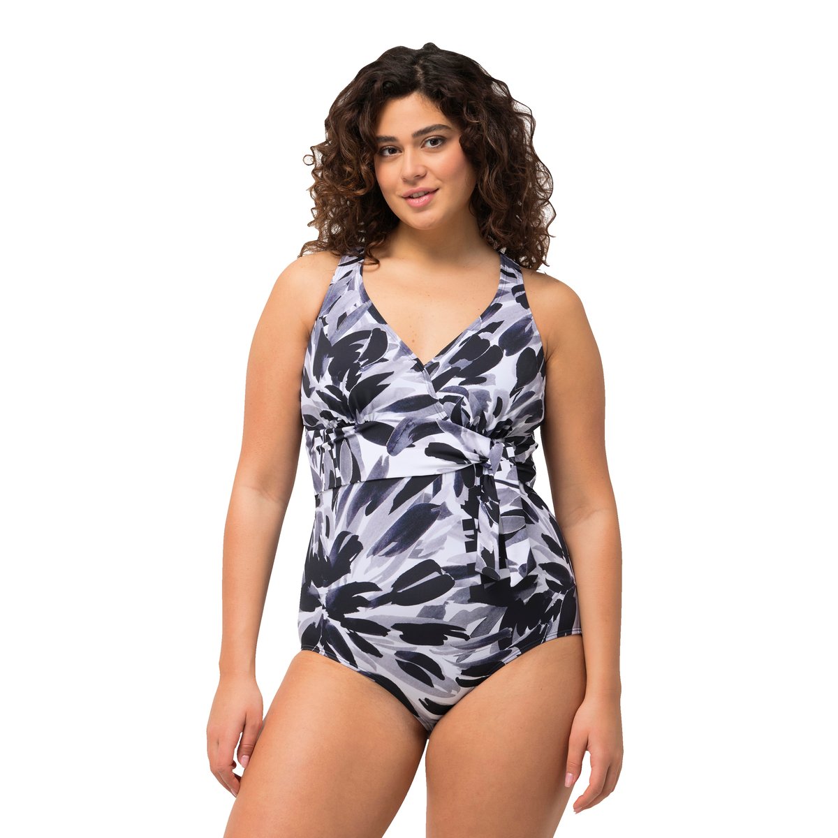 Maillot de bain aspect dos nu noir, ULLA POPKEN