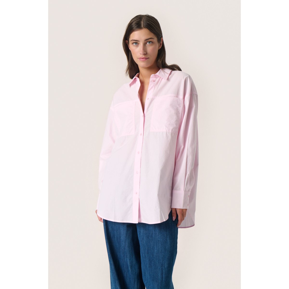 SOAKED IN LUXURY Chemise à manches longues SLCalico rose ballerina, SOAKED IN LUXURY