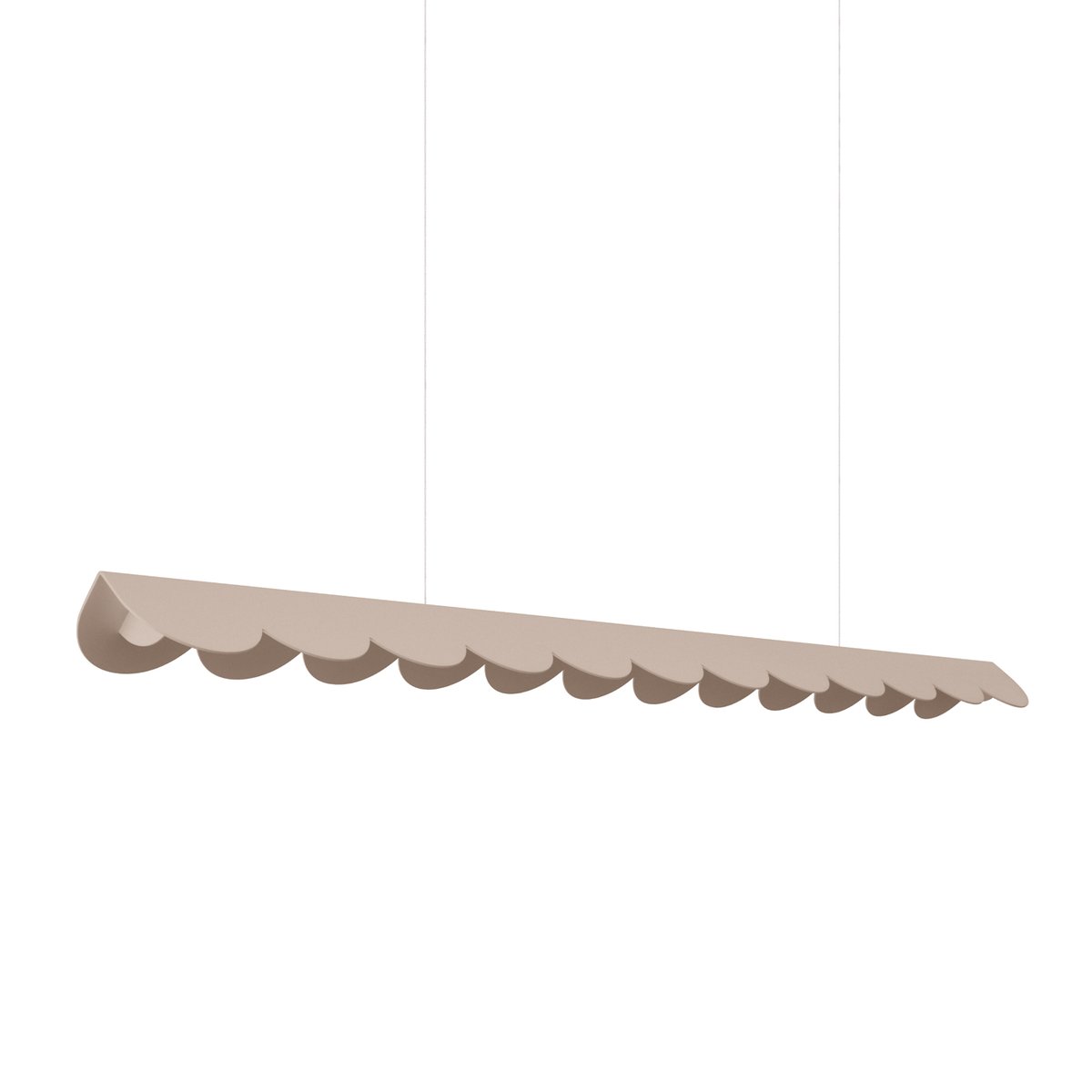 Suspension Aluminium Taupe LED 1 Biscuit taupe, EDEN