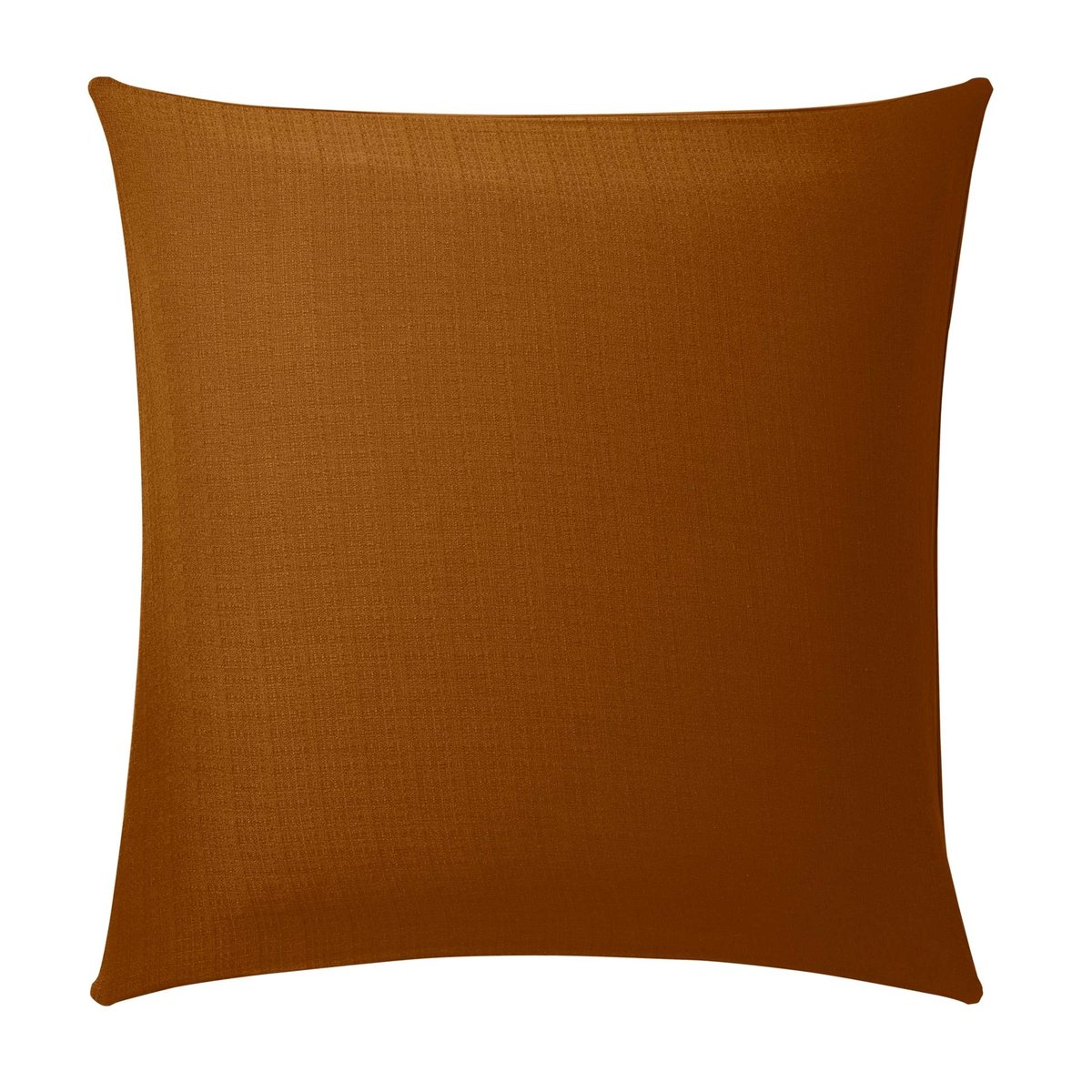 Parure de lit 3 pièces en coton tissage épais housse + taies marron clair, DOUCEUR D'INTÉRIEUR
