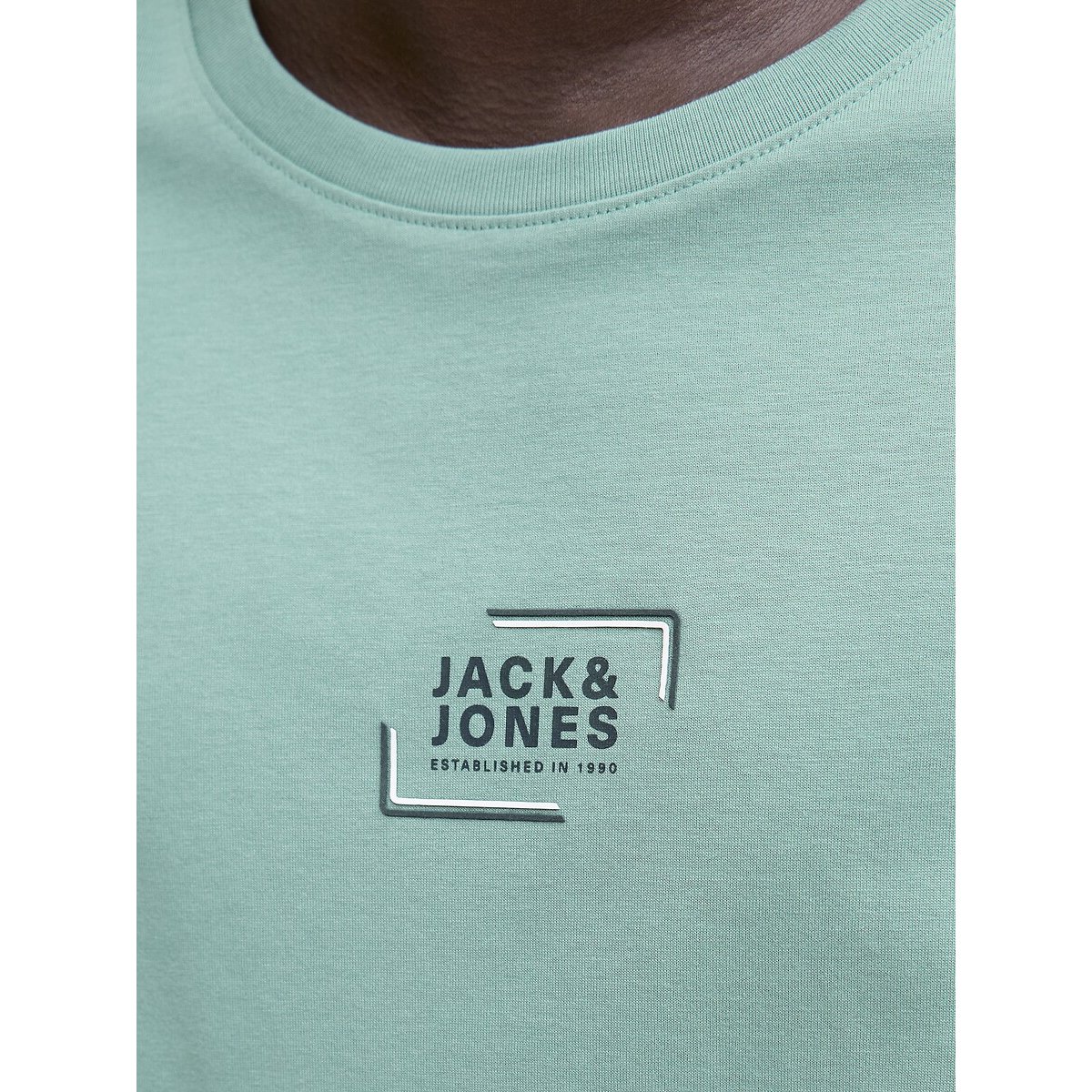 T-shirt manches courtes vert d'eau, JACK & JONES