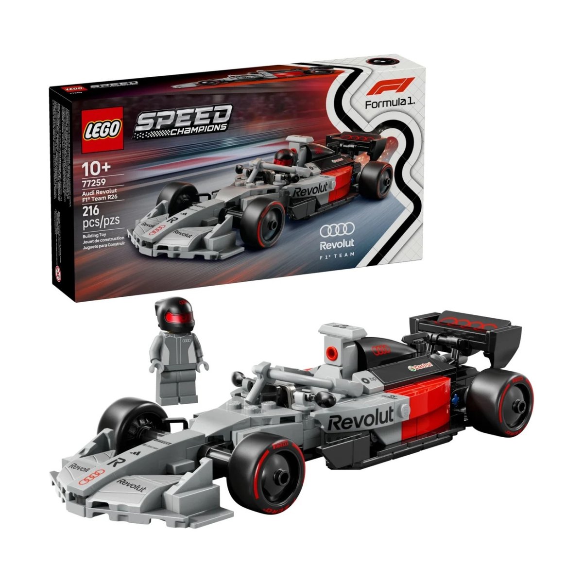 Speed Champions Voiture de course Audi Revolut F1® Team R26 multicolore, LEGO