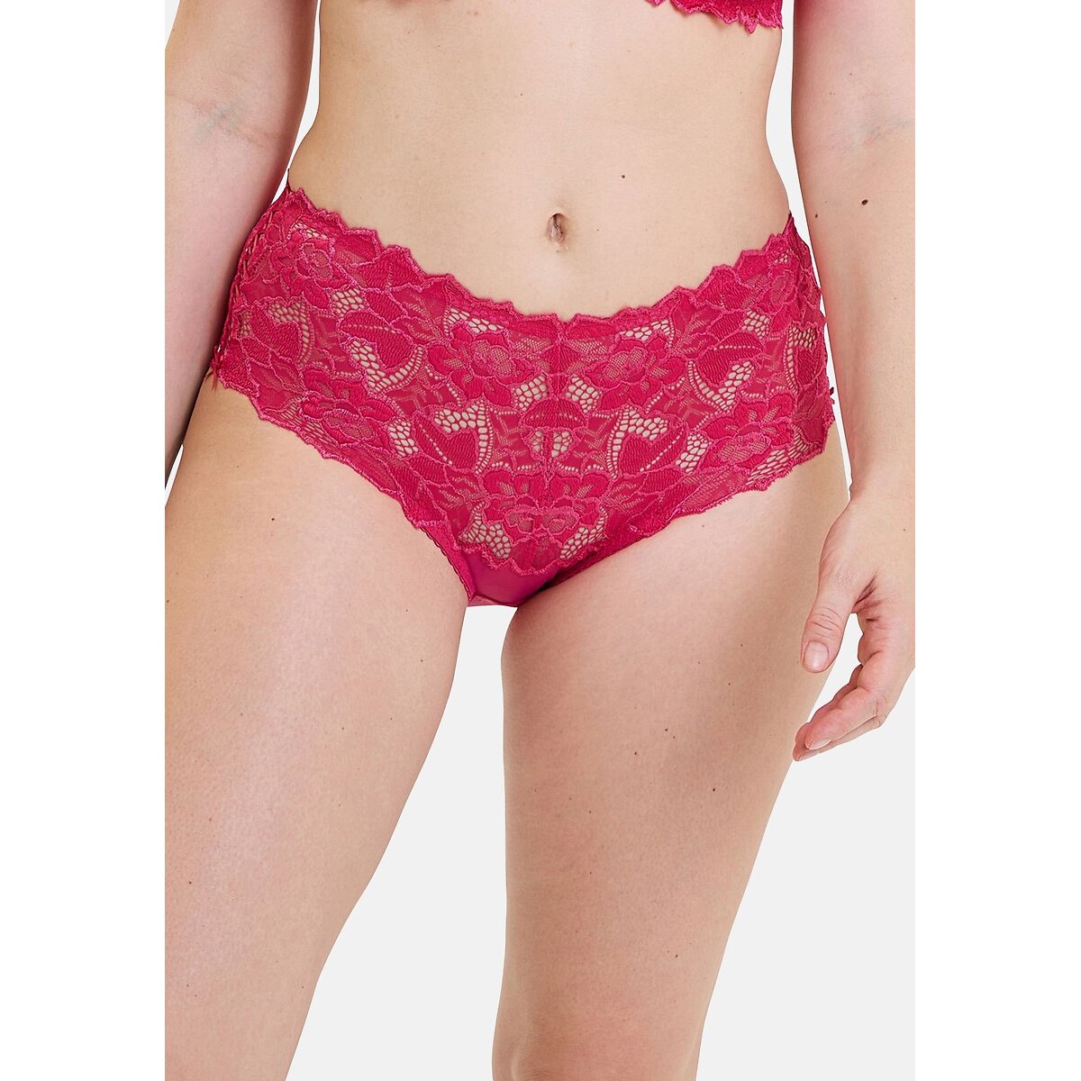Culotte dentelle Arum rose fluo, SANS COMPLEXE