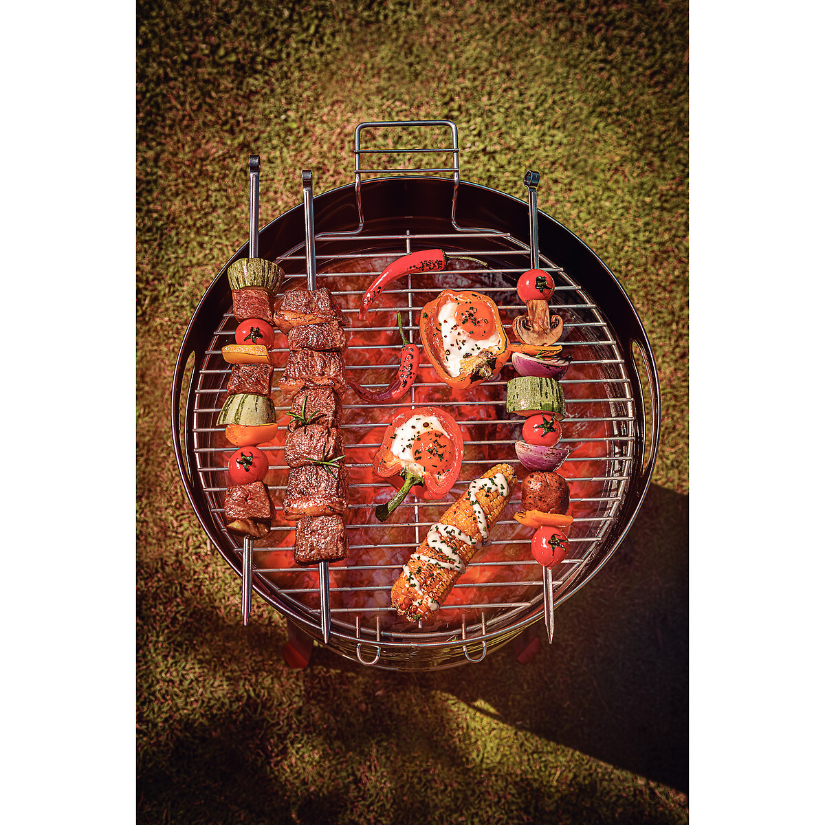 Barbecue a carvão TCP 400, Tramontina inox, TRAMONTINA
