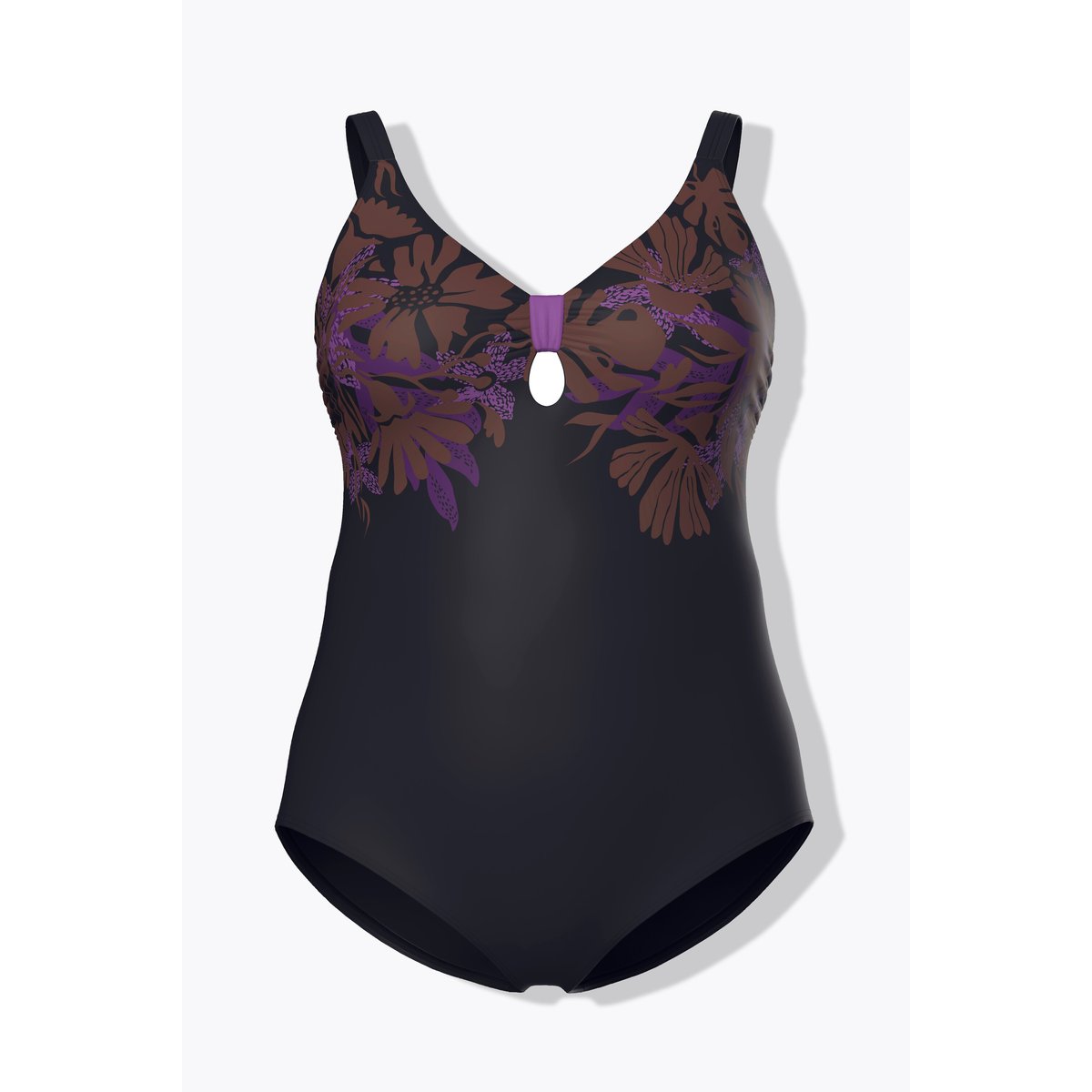 Maillot de bain bonnets souples noir, ULLA POPKEN