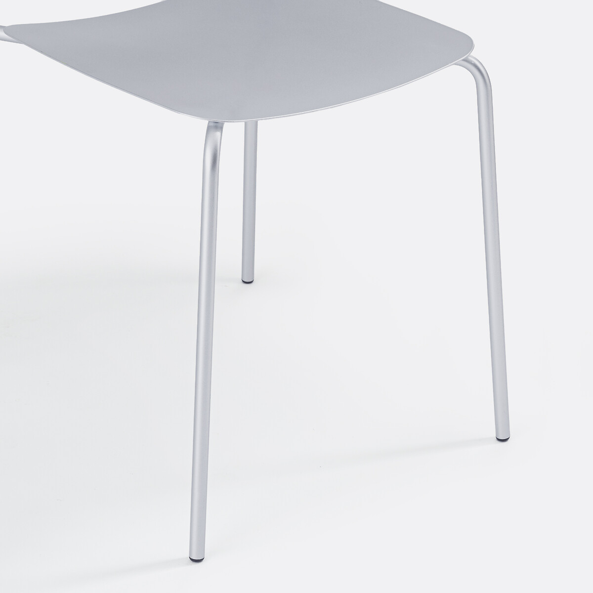 Lot de 2 chaises métal acier, Urbani inox, LA REDOUTE INTERIEURS