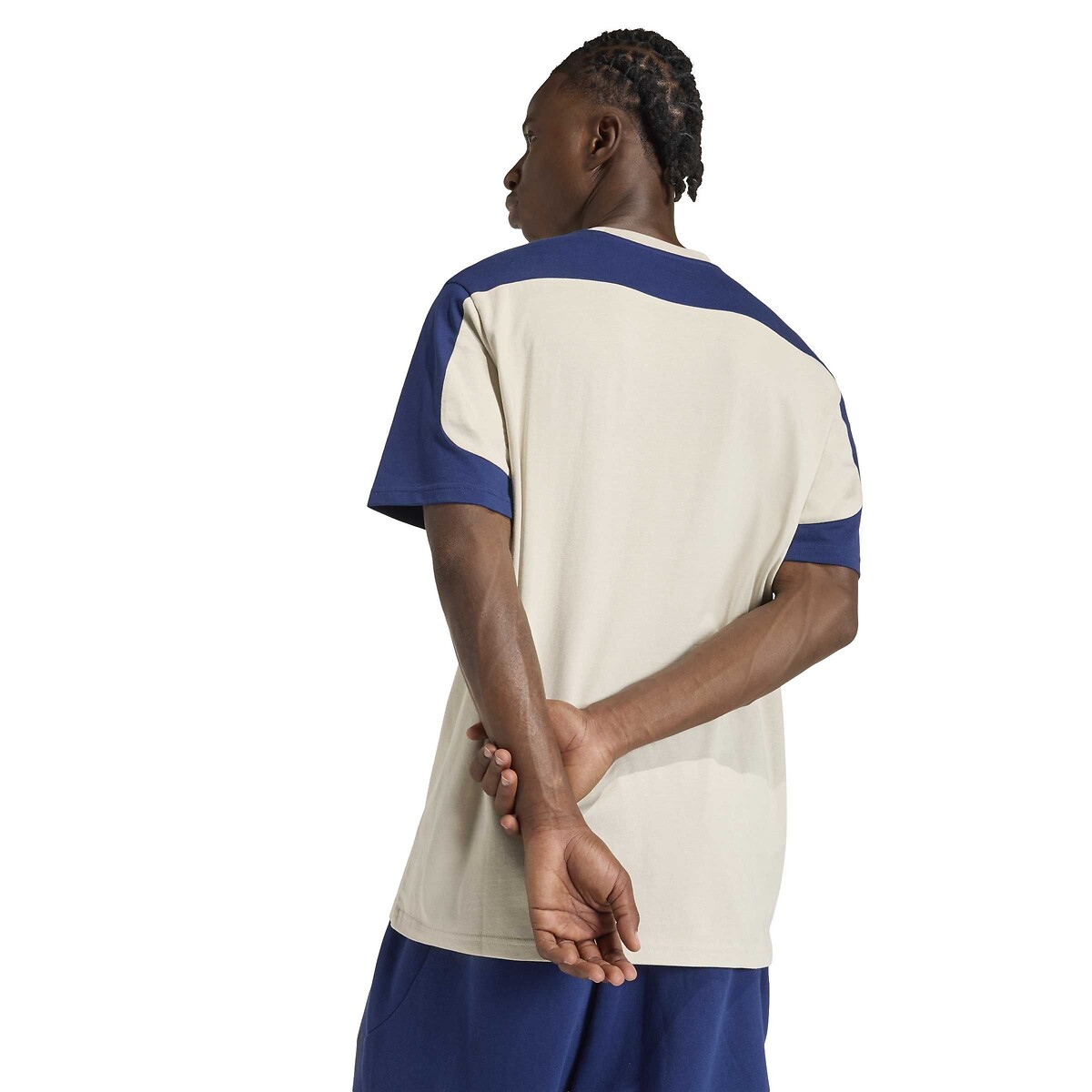 T-shirt manches courtes Collegiate SEASONALS gris/bleu foncé, ADIDAS SPORTSWEAR