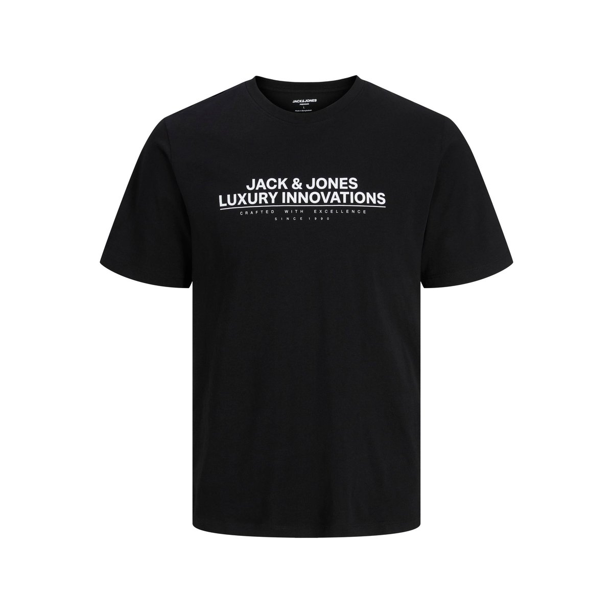 T-Shirt noire - black, JACK & JONES