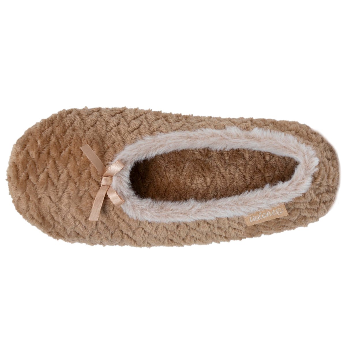 Chaussons extra-light Ballerines beige, ISOTONER