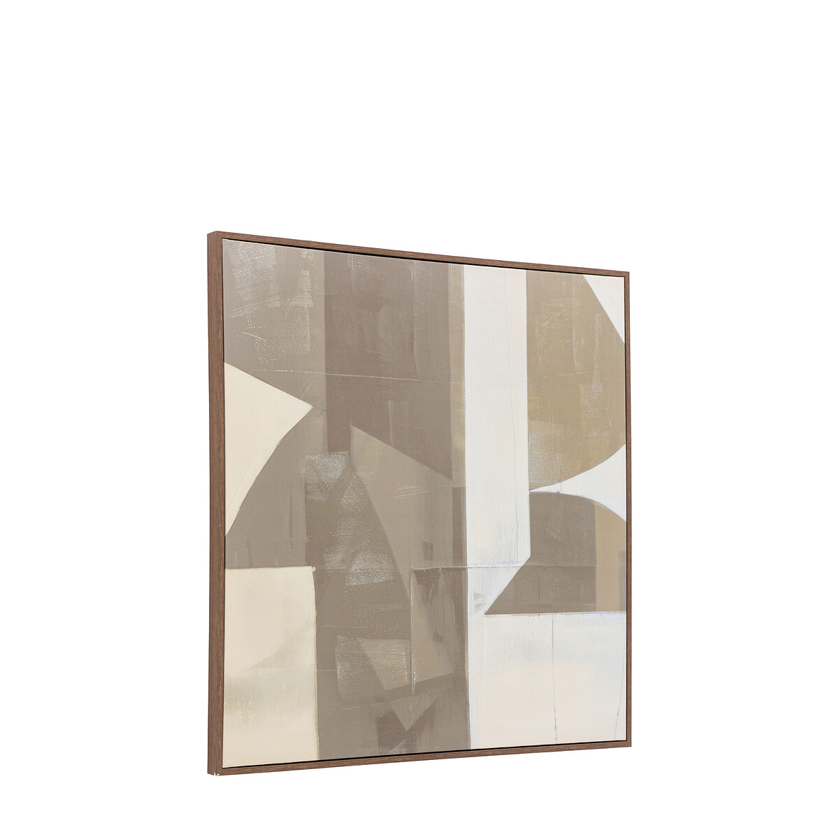80x80cm Cemento Abstract Framed Canvas brown , ÉDITÉ