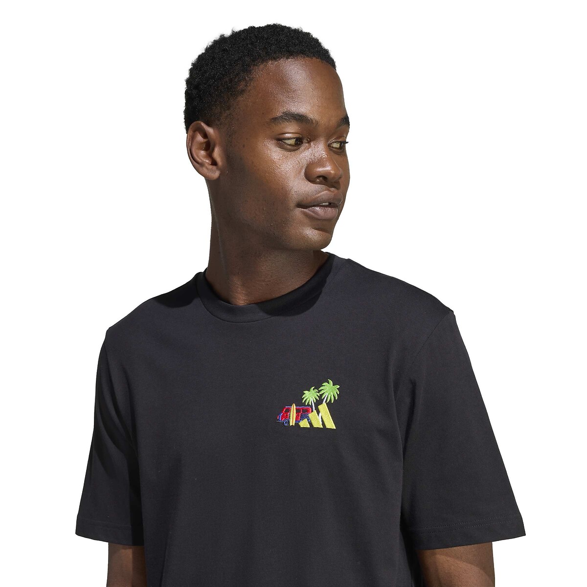 T-shirt manches courtes TABLE TEE noir, ADIDAS SPORTSWEAR
