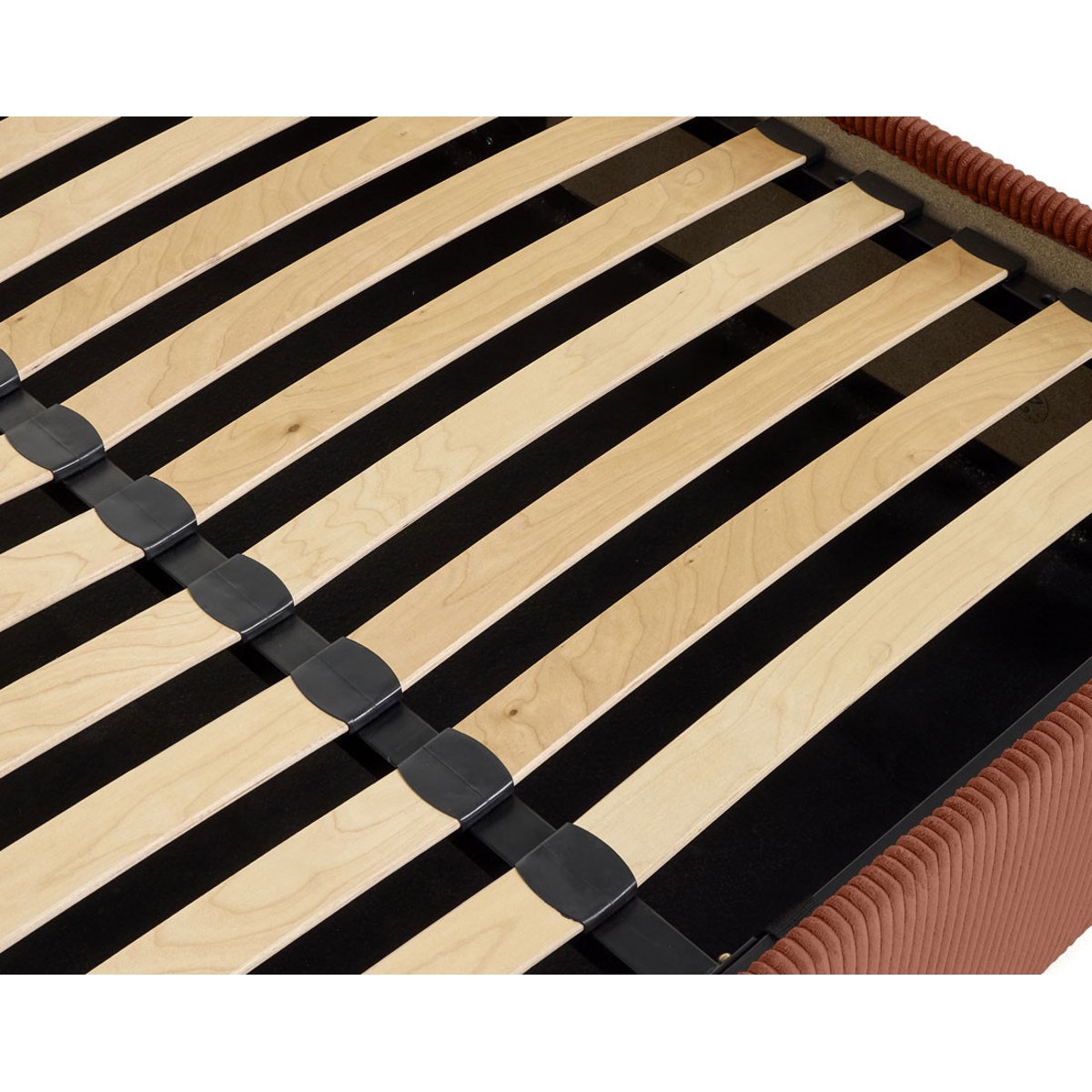 Lit coffre - GOYAVE terracotta, BEST MOBILIER