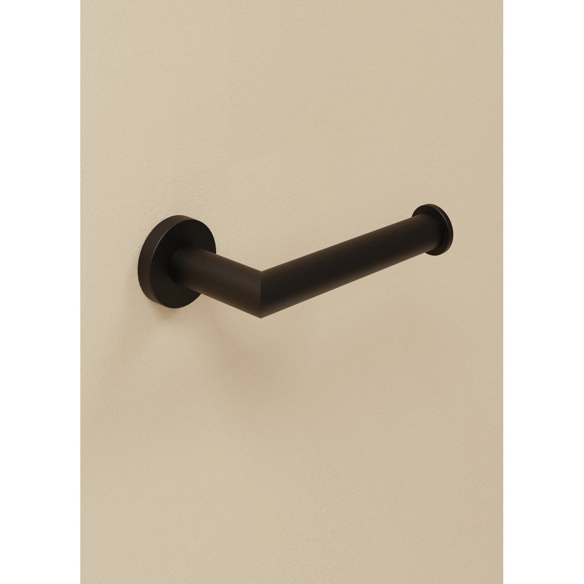 Porte Papier Toilette avec vis ou adhésif KUBIC COOL noir, COSMIC
