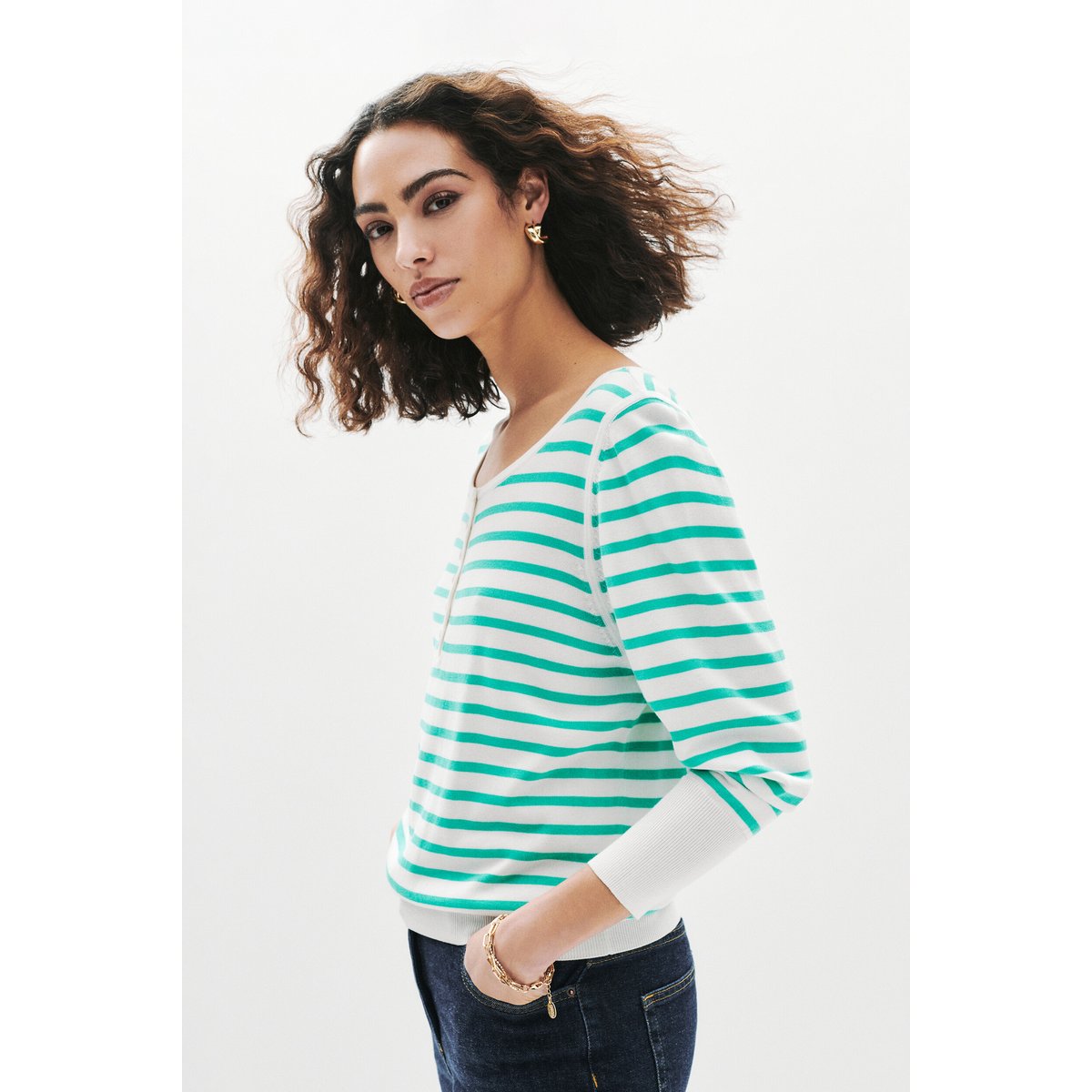 Pull Mglorie vert menthe, CAROLL