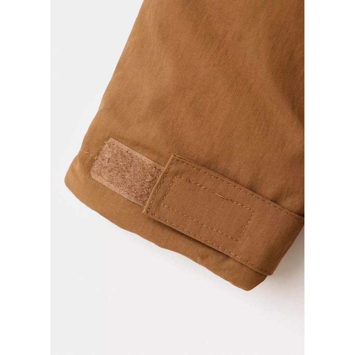 Anorak matelassé à capuche rouge-orangé, MANGO BABY
