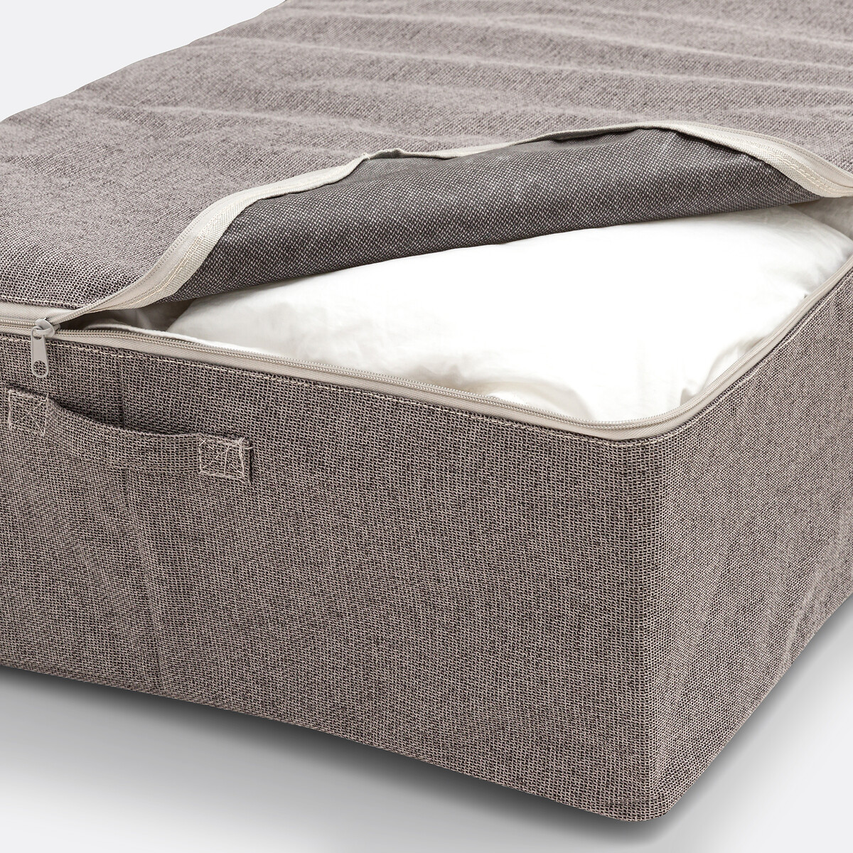 Housse de rangement dessous de lit, Lihoa gris foncé, LA REDOUTE INTERIEURS