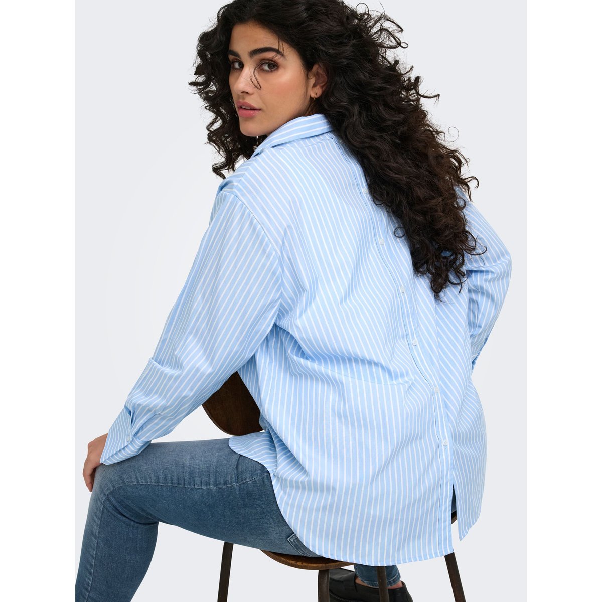 Chemise bleue - soft chambray, ONLY CARMAKOMA