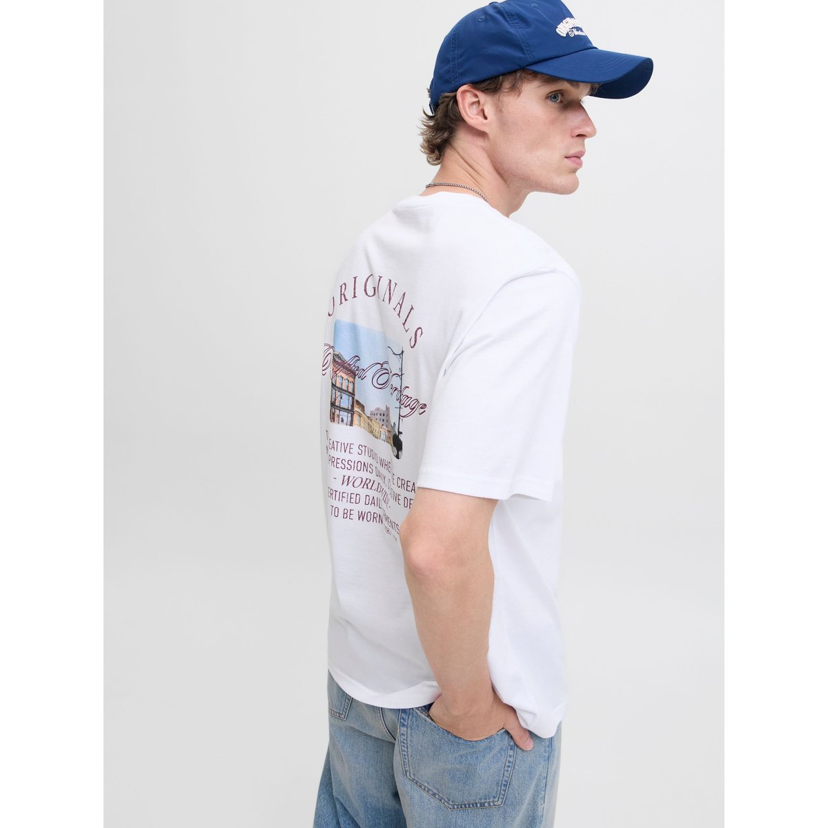 T-Shirt bright white, JACK & JONES