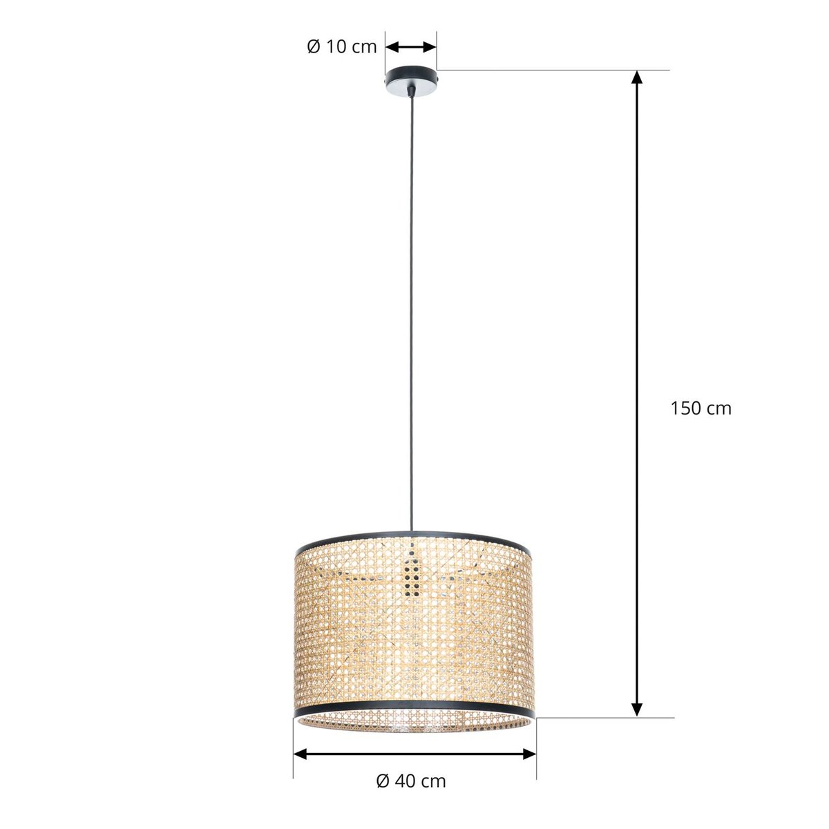 Suspension en bois scandinave, Yaelle bois clair, LINDBY