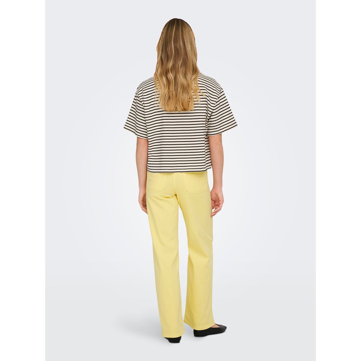 Pantalon À Jambe Large double cream, JDY