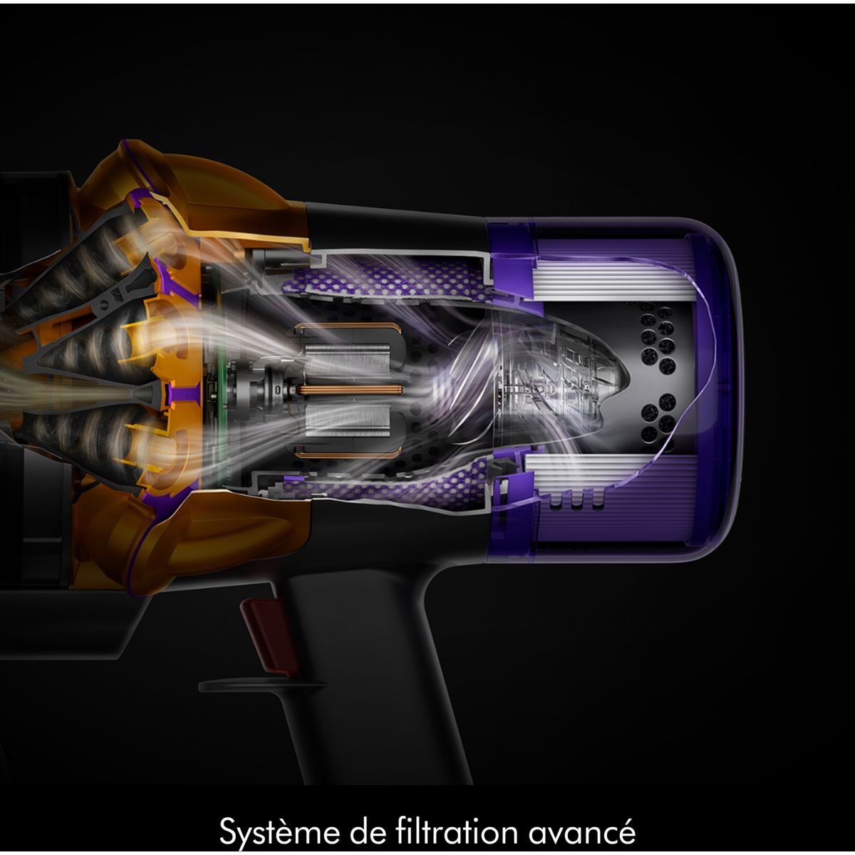 Aspirateur balai V12 Detect Slim Absolute couleur unique, DYSON