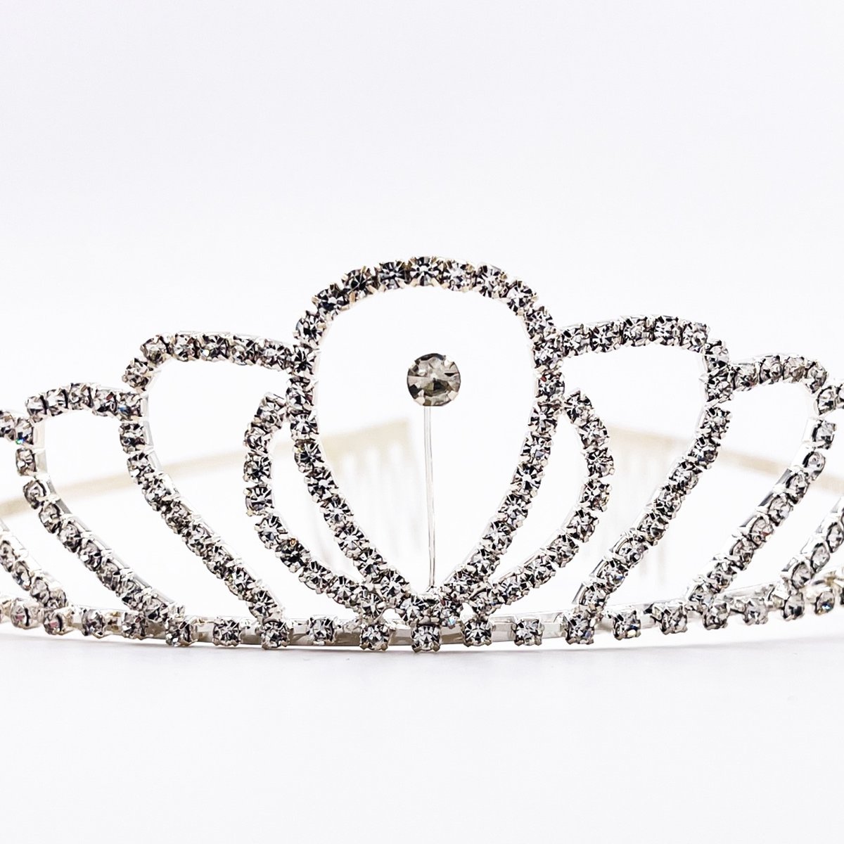 Diadème perle argenté enfant déguisement princesse argent, SEVIRA KIDS