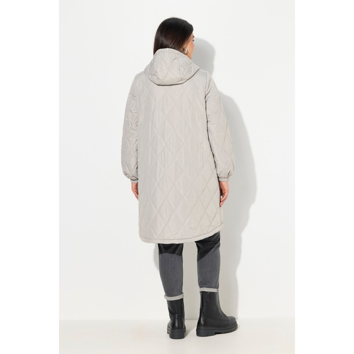Manteau matelassé léger, imperméable gris moyen, ULLA POPKEN
