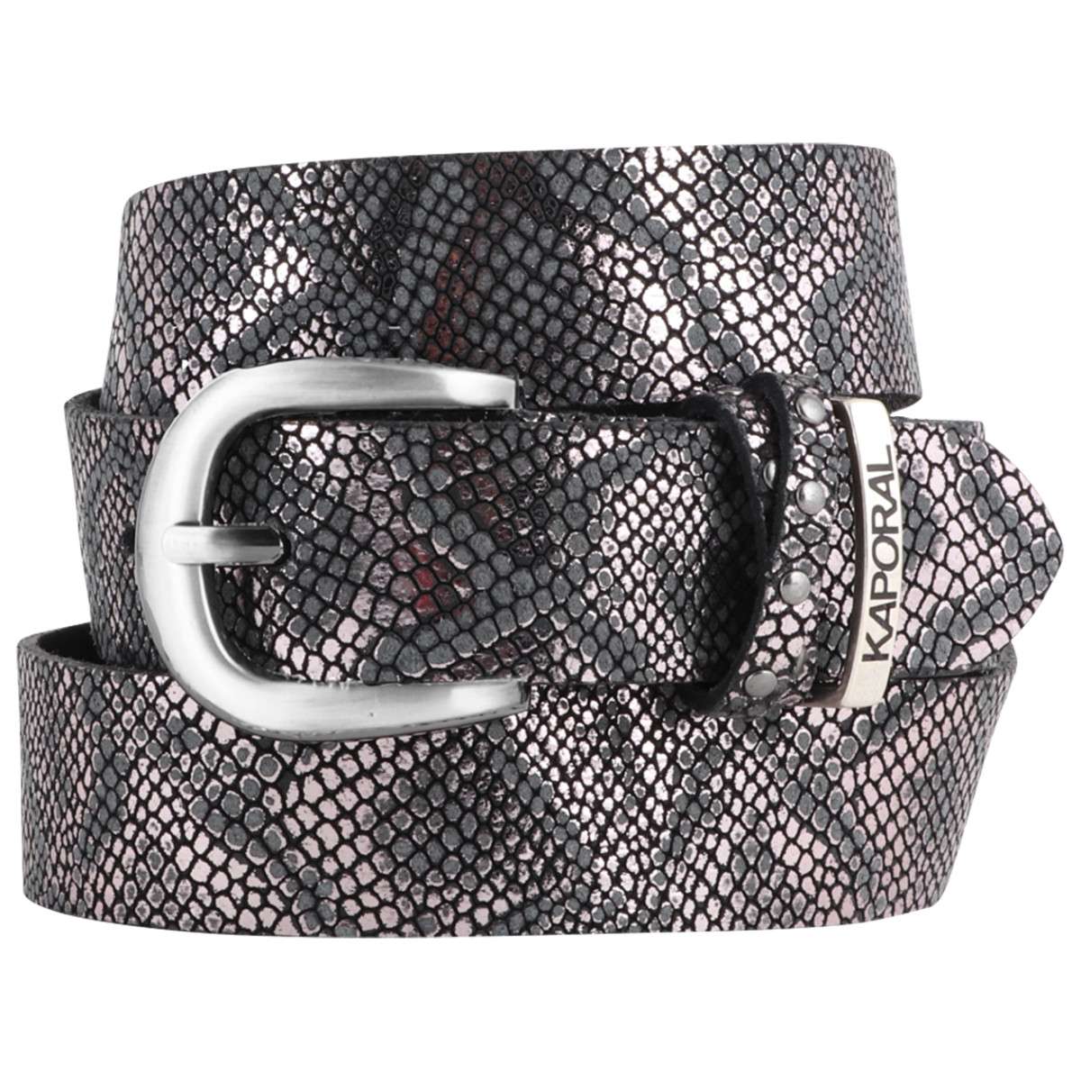 Ceinture cuir noir, KAPORAL