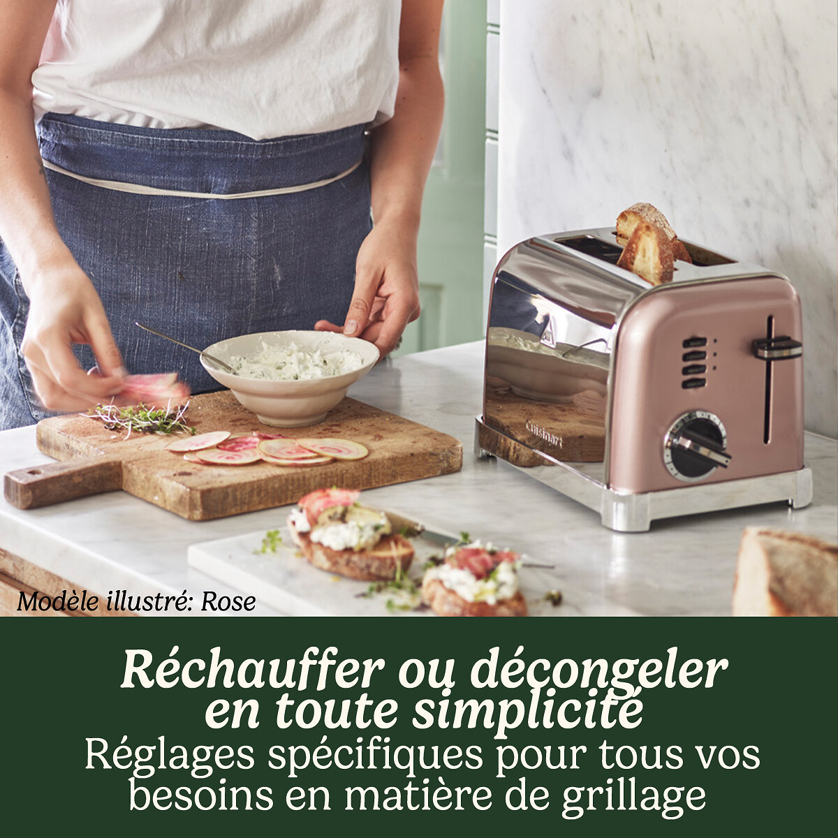 Grille pain pistache, CUISINART